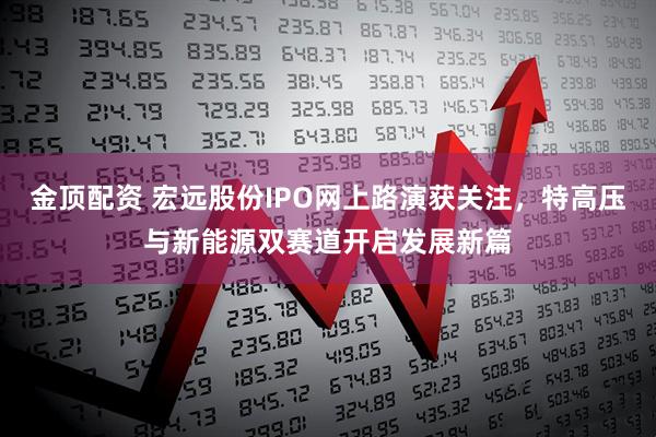 金顶配资 宏远股份IPO网上路演获关注，特高压与新能源双赛道开启发展新篇