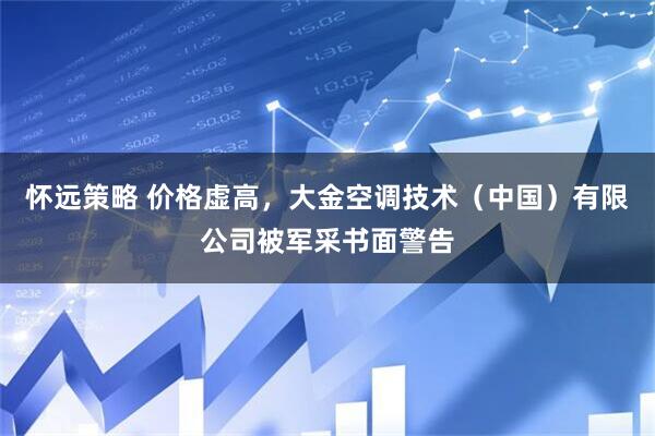 怀远策略 价格虚高，大金空调技术（中国）有限公司被军采书面警告