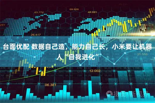 台面优配 数据自己造，能力自己长，小米要让机器人“自我进化”