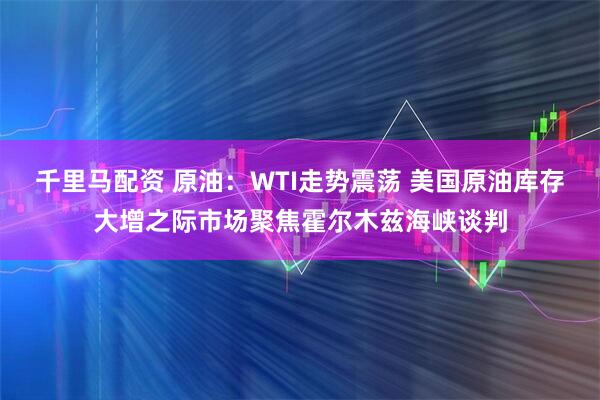 千里马配资 原油：WTI走势震荡 美国原油库存大增之际市场聚焦霍尔木兹海峡谈判