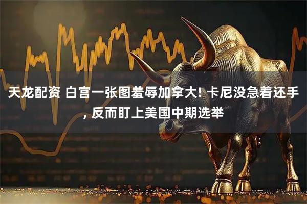 天龙配资 白宫一张图羞辱加拿大! 卡尼没急着还手, 反而盯上美国中期选举